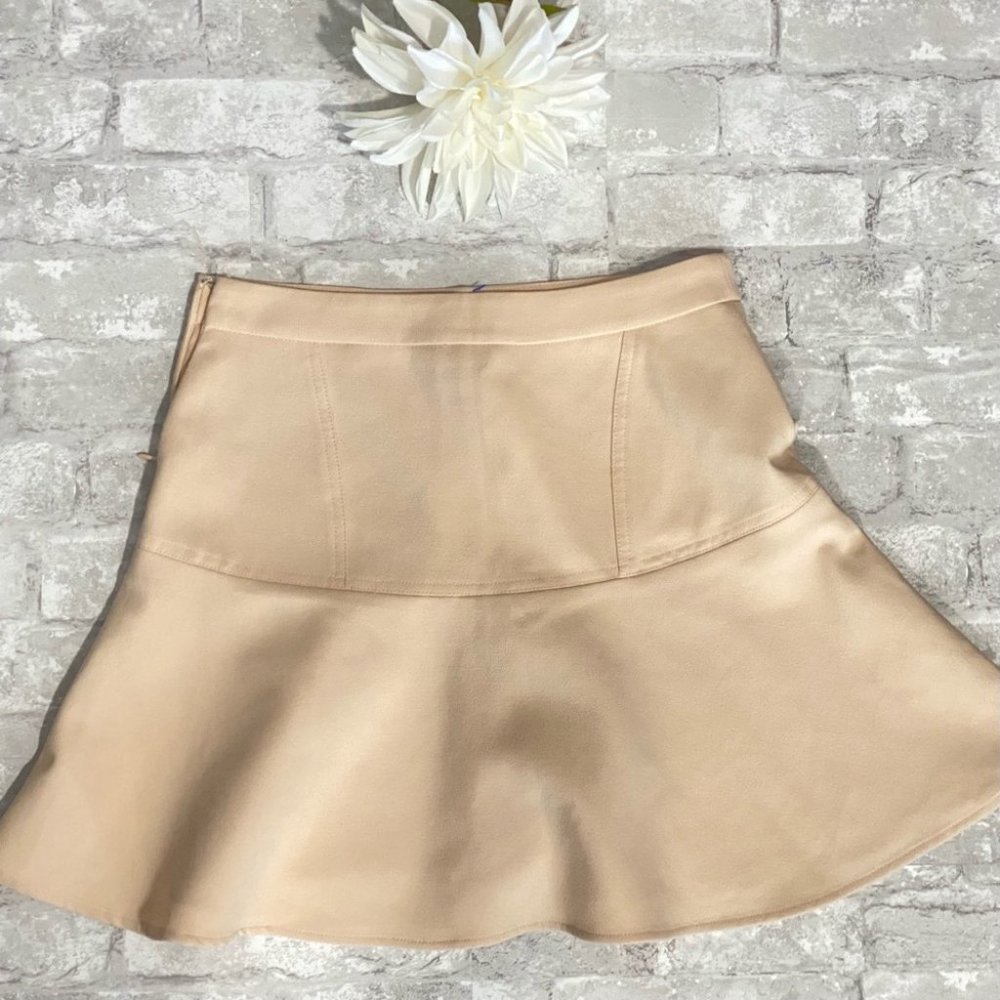 SOLD | 🔥SALE🔥 Club Monaco Cream Circle Skater Lined Skirt - Picture 10 of 15